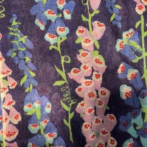 Lilly Pulitzer navy floral scarf